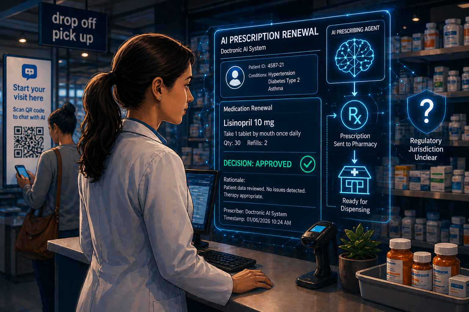 Autonomous AI Prescribing Has Arrived. The FDA Still Hasn't Defined Its Authority.